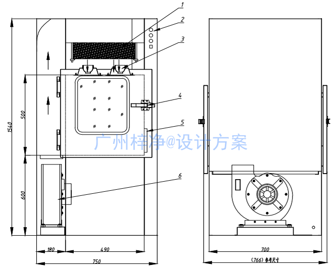 風淋傳遞窗設(shè)計方案圖